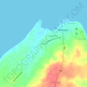 Arnedo topographic map, elevation, terrain