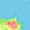 Punta Torrella topographic map, elevation, terrain