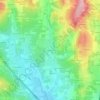 Montagny topographic map, elevation, terrain