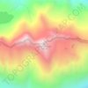 Glory Mountain topographic map, elevation, terrain