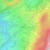 Le Belin topographic map, elevation, terrain