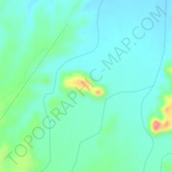 Rabka topographic map, elevation, terrain