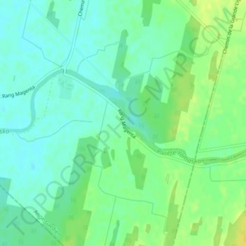 Magenta topographic map, elevation, terrain