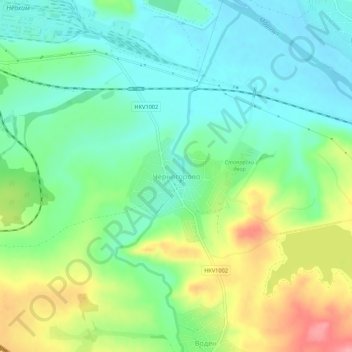 Chernogorovo topographic map, elevation, terrain