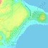Olang topographic map, elevation, terrain