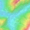 Sixt-Fer-à-Cheval topographic map, elevation, terrain