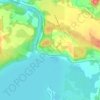 Moana topographic map, elevation, terrain