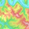 Pech Aguet topographic map, elevation, terrain