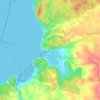 Santo Rosario topographic map, elevation, terrain