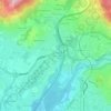 Le Blanc Chat topographic map, elevation, terrain