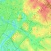 Palatine Hill topographic map, elevation, terrain