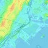 Communipaw topographic map, elevation, terrain