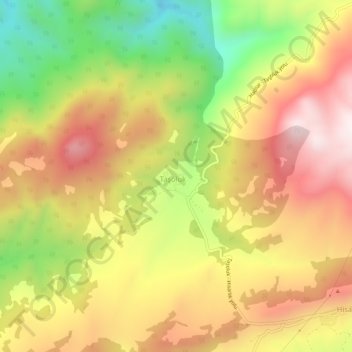 Taşoluk topographic map, elevation, terrain