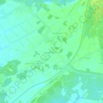 Ismail al Iss topographic map, elevation, terrain