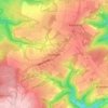 Hürtgen topographic map, elevation, terrain