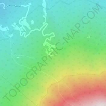Mayon Skyline topographic map, elevation, terrain