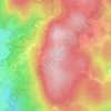 Signal du Montjeu topographic map, elevation, terrain