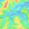 Glebe Point topographic map, elevation, terrain