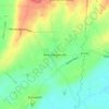 Wrestlingworth topographic map, elevation, terrain