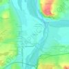 Les Linans topographic map, elevation, terrain