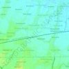 Bojonggede topographic map, elevation, terrain