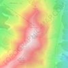 Mont Joly topographic map, elevation, terrain