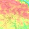 Bodel topographic map, elevation, terrain