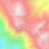 Zagros Mountains topographic map, elevation, terrain