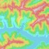 Lavasa topographic map, elevation, terrain
