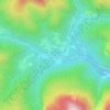 Forno di Zoldo topographic map, elevation, terrain