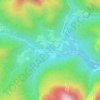 Forno di Zoldo topographic map, elevation, terrain