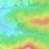 El Sodo topographic map, elevation, terrain