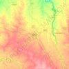 Baran topographic map, elevation, terrain