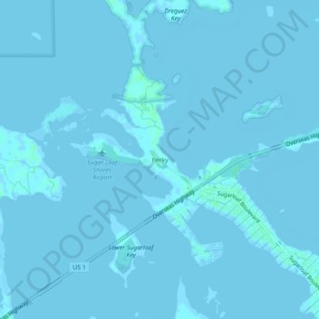 Perky topographic map, elevation, terrain