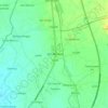 San Manuel topographic map, elevation, terrain