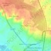 Great Stukeley topographic map, elevation, terrain