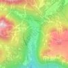 Madonna di Campiglio topographic map, elevation, terrain