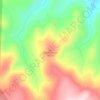 Bull Mountain topographic map, elevation, terrain