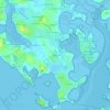 Cressignan topographic map, elevation, terrain