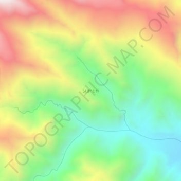 Sumuri topographic map, elevation, terrain