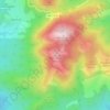Oiartzabal topographic map, elevation, terrain