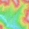 La Brasca topographic map, elevation, terrain