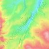 Le Christ topographic map, elevation, terrain