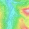 La Gruvaz topographic map, elevation, terrain