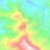 Mount Silanganan topographic map, elevation, terrain