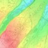San Rocco Castagnaretta topographic map, elevation, terrain