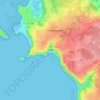 Pors Mabo topographic map, elevation, terrain