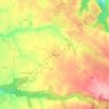 Falguières topographic map, elevation, terrain