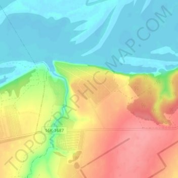 Змеево topographic map, elevation, terrain