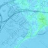 Broekhuizen topographic map, elevation, terrain